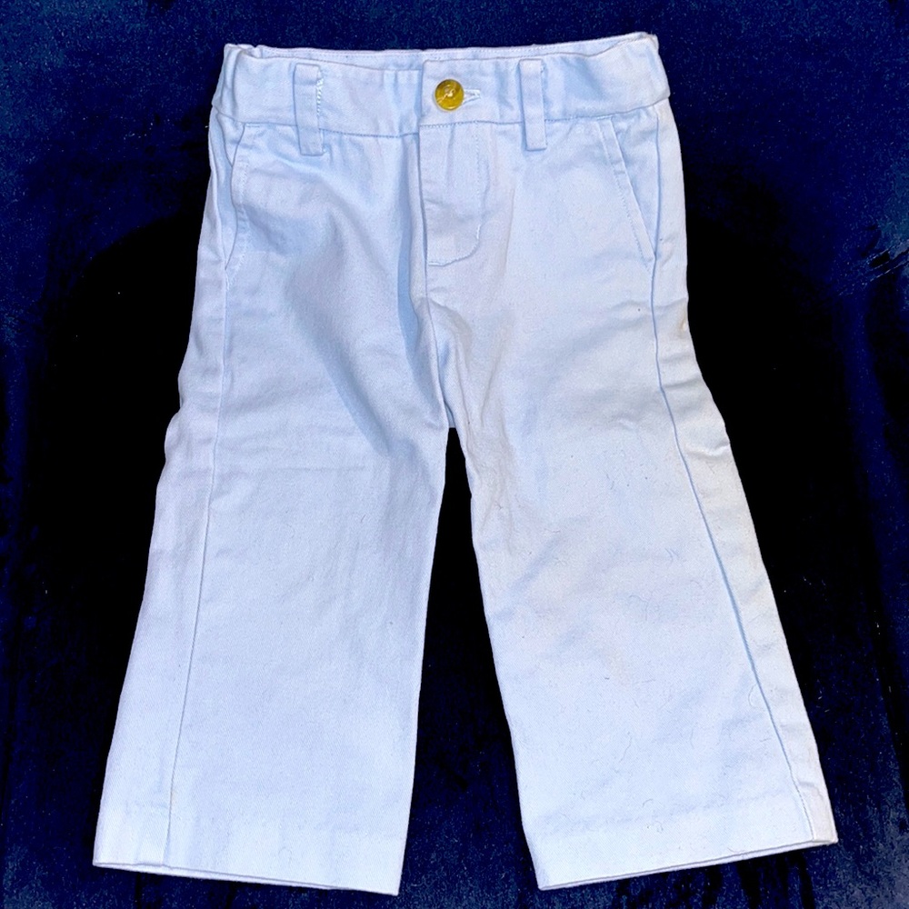 Janie & Jack baby blue slacks (EUC) for 12-18mo boys